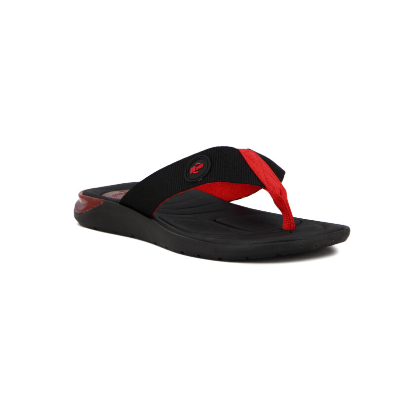 Chanclas Hombre Br Sport Negro-rojo