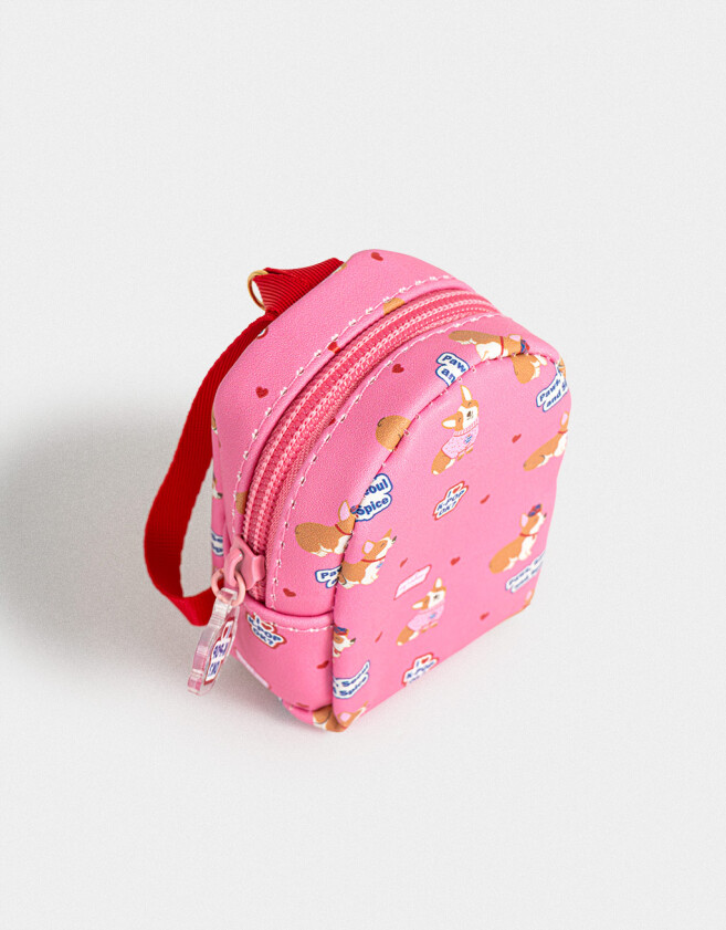 Llavero Mochila Llavero Y Charm Mochilita "k Pop" - Fucsia Medio