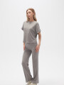 Pantalon Rana Gris Melange Medio