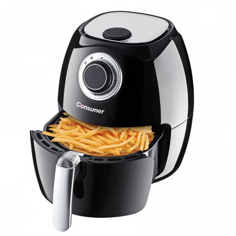 Freidora Air Freyer Consumer 2.6 Lts. 1270W Negro Freidora Air Freyer Consumer 2.6 Lts. 1270W Negro