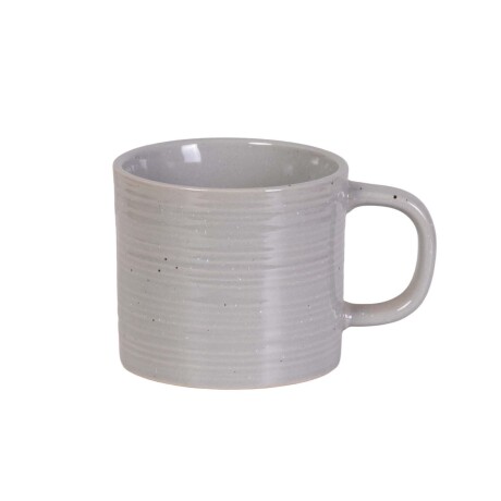 TAZA 325ML CERAMICA GRIS LANNY