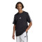 Remera de Hombre Adidas Essentials 3 Negro - Blanco
