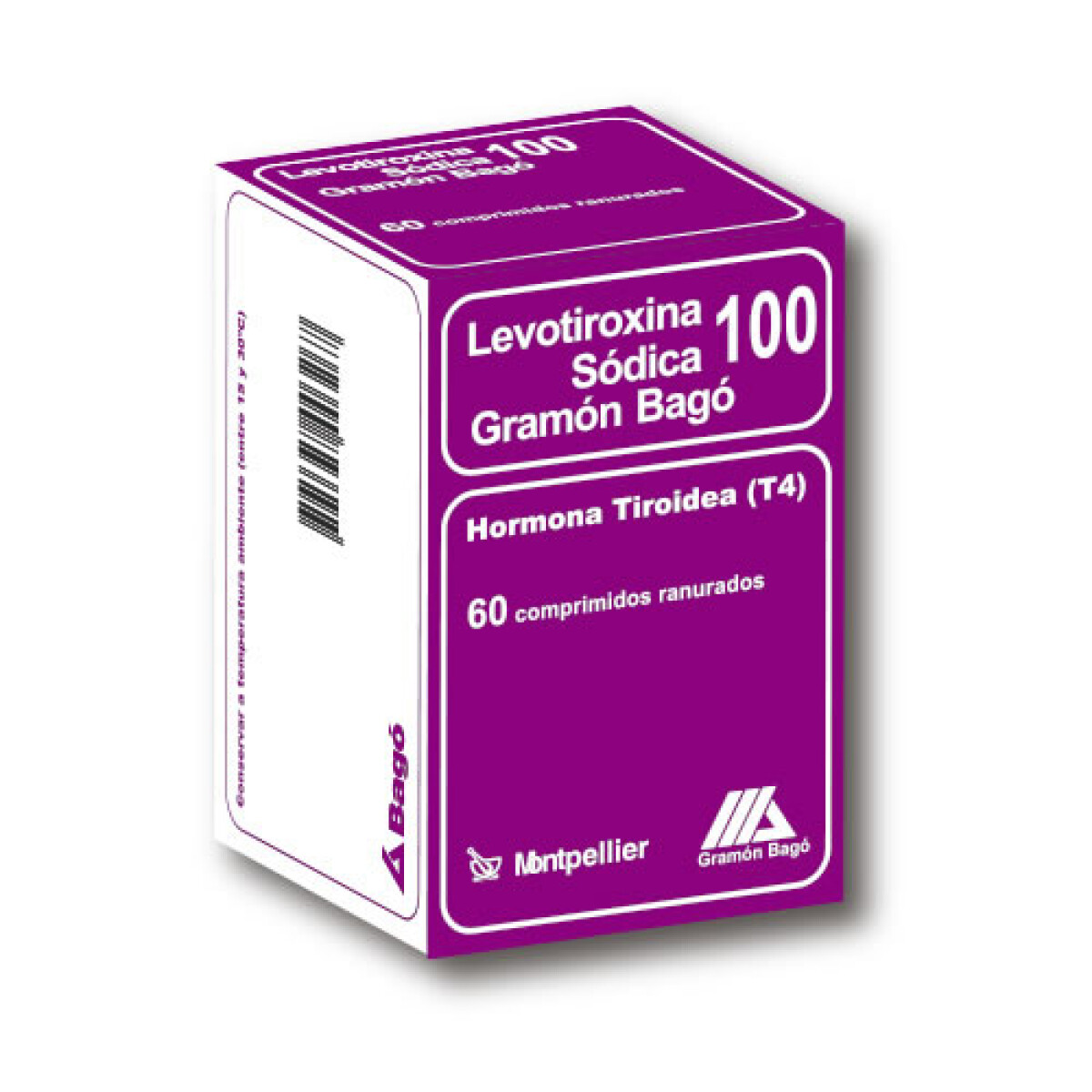 Levotiroxina 100mg x 60 Comprimidos – Hormona Tiroidea