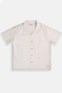 CAMP-COLLAR BOXY SHIRT Cream