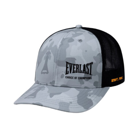 GORRA EVERLAST CAMO TRUCKERS NA GREY