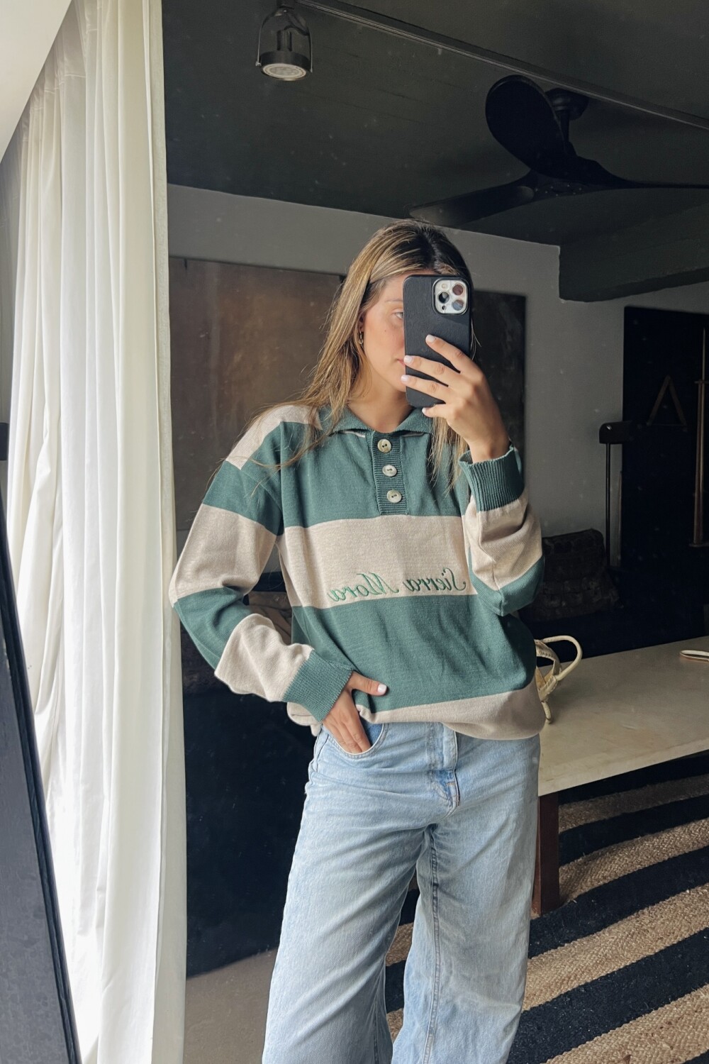 Heritage Sweater Verde / Crudo