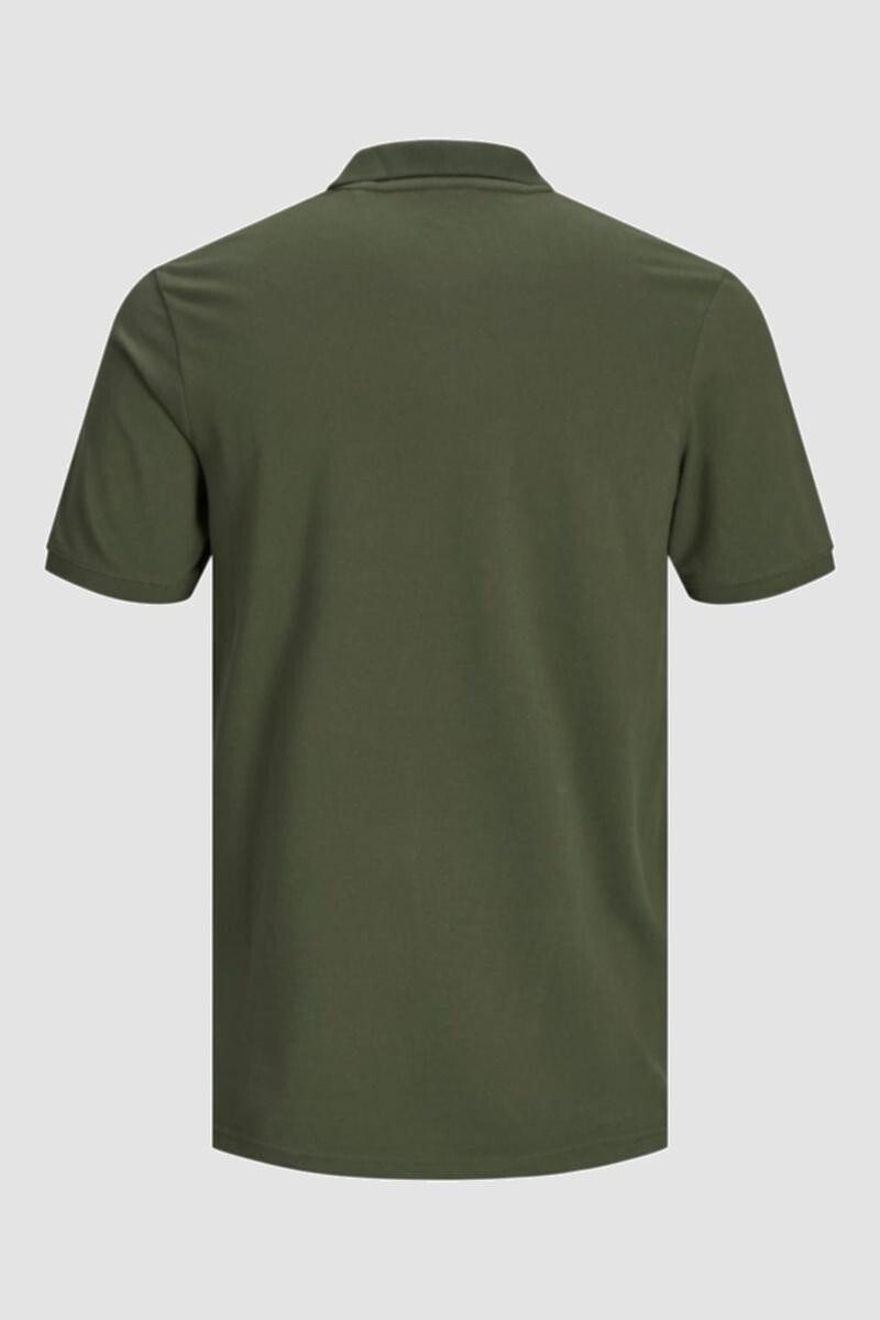 Camiseta Basic Polo Clásica Olive Night