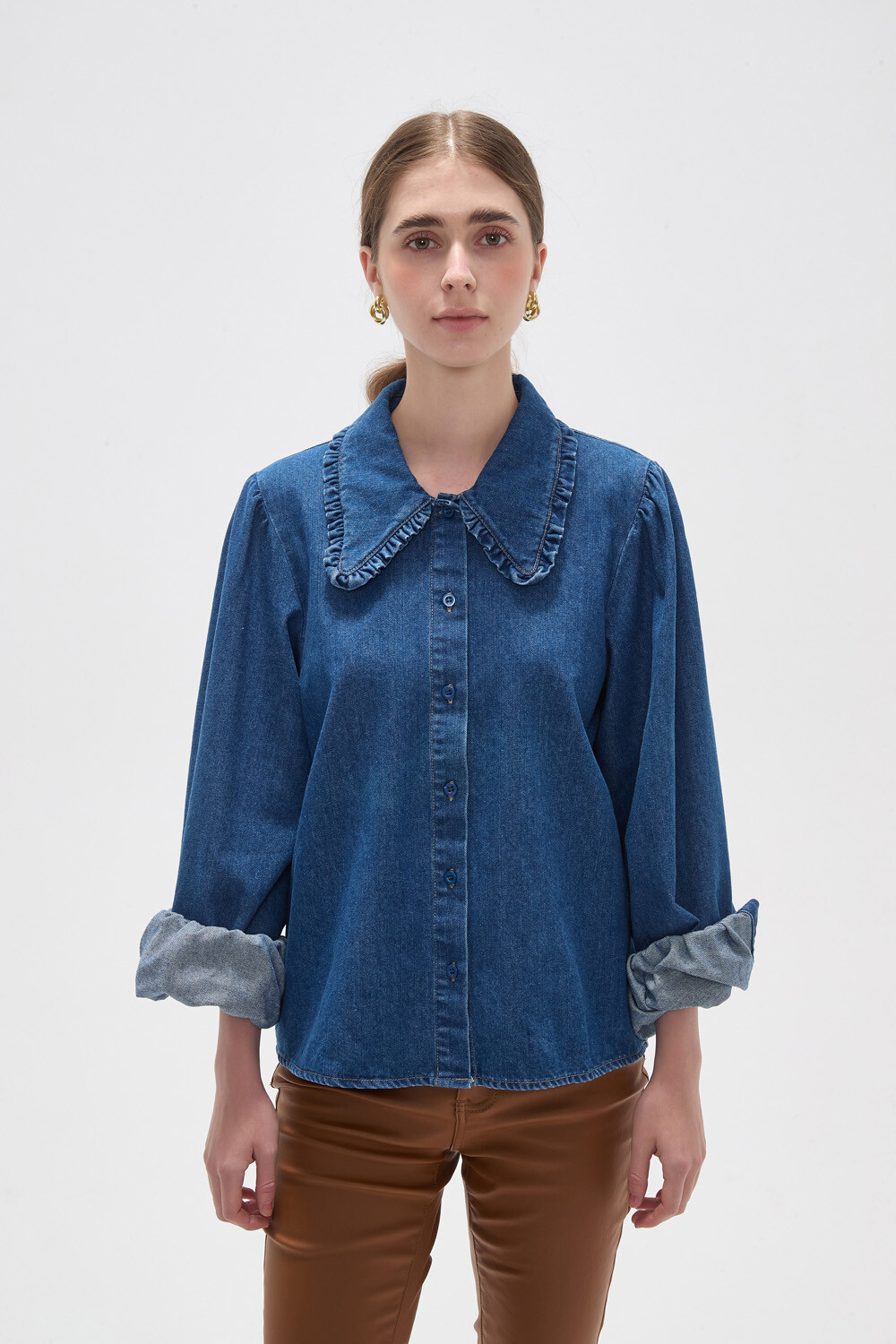 Camisa Ravila Azul Medio