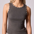 TOP SELENE DIXIE Gris Oscuro
