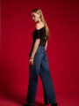 Pantalon Fantina Azul Grisaceo