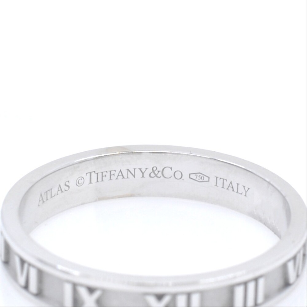 Anillo en oro 18k blanco Atlas Tiffany & co Italy Anillo en oro 18k blanco Atlas Tiffany & co Italy