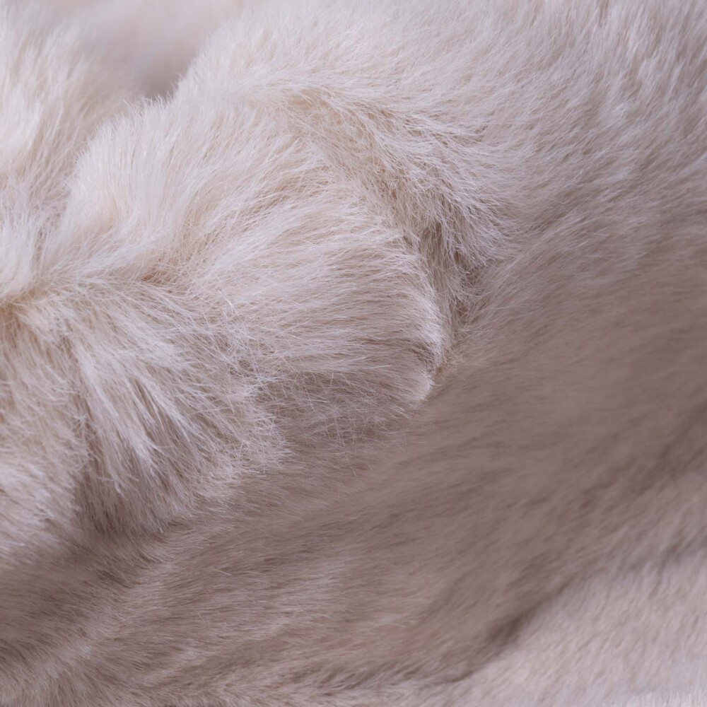 ALFOMBRA POLIESTER NATURAL-BEIGE RABIT SKIN