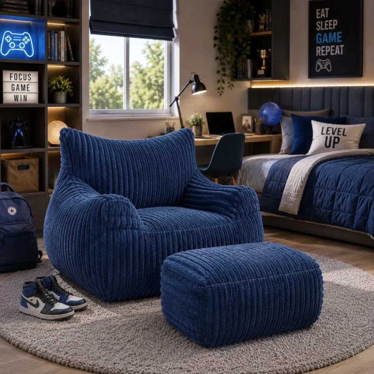 Sillon Infantil Cloudy - Azul 