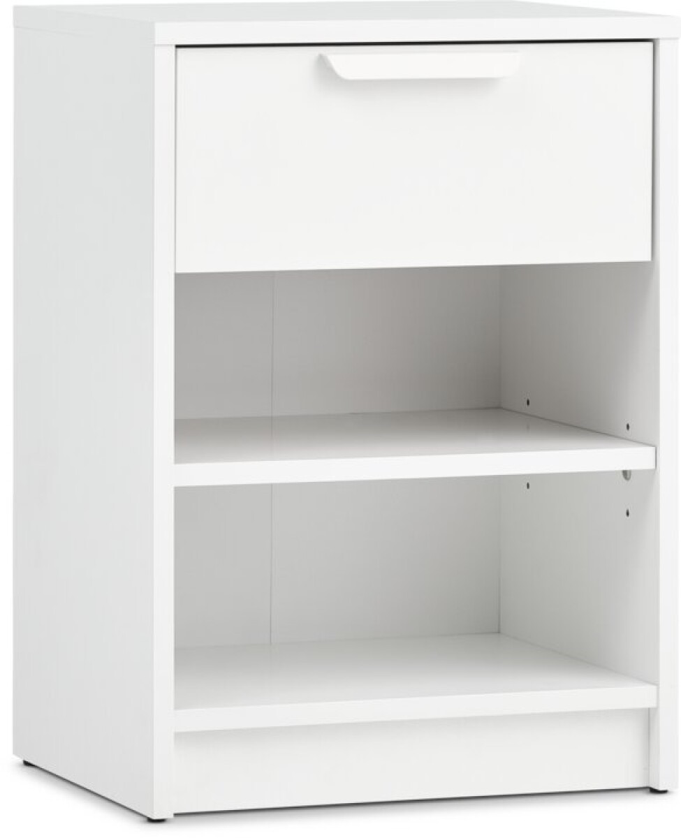 Mesita de noche JENSLEV 1 cajón blanco 