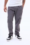 Pantalon de gabardina Durazno Gris
