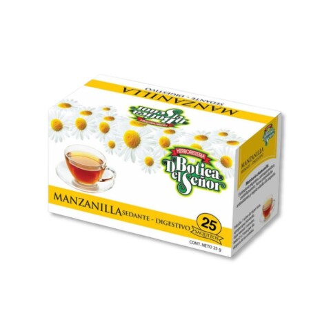 Té Manzanilla Botica Del Señor 25 Unidades Botica Del Sr Manzanilla X 25