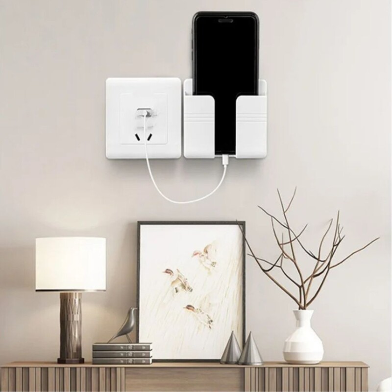 Set x 4 Soporte Adhesivo Pared Organizador Celular Y Control Remoto Set x 4 Soporte Adhesivo Pared Organizador Celular Y Control Remoto