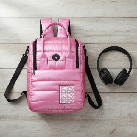 Mochila Trendy con correa desmontable Fucsia