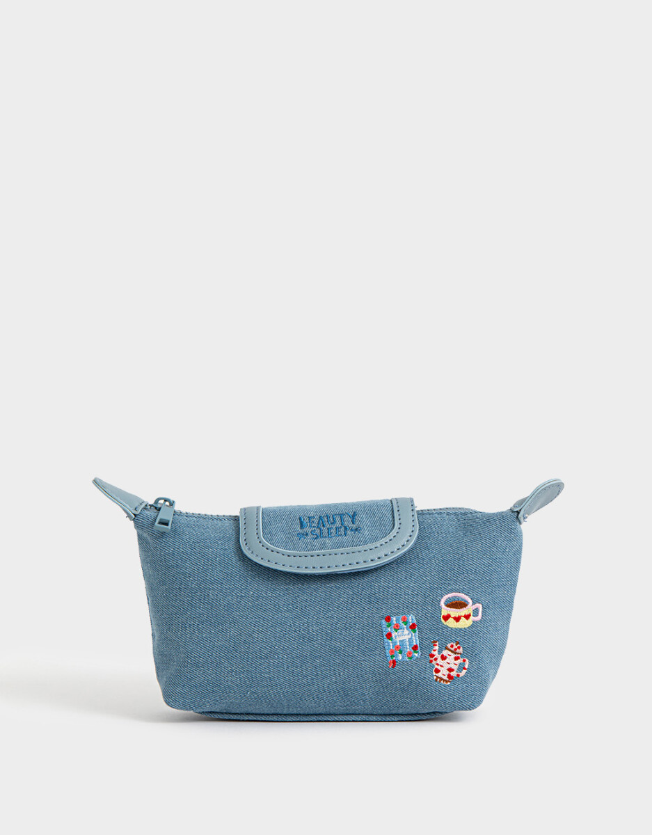 Portacosméticos Denim 
