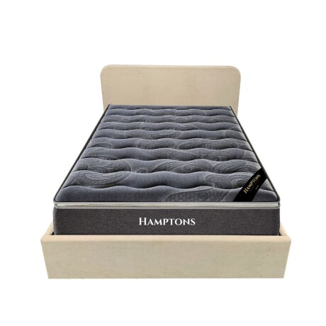 Sommier Baul 2 Plazas Hamptons Silver Con Respaldo Sommier Baul 2 Plazas Hamptons Silver Con Respaldo