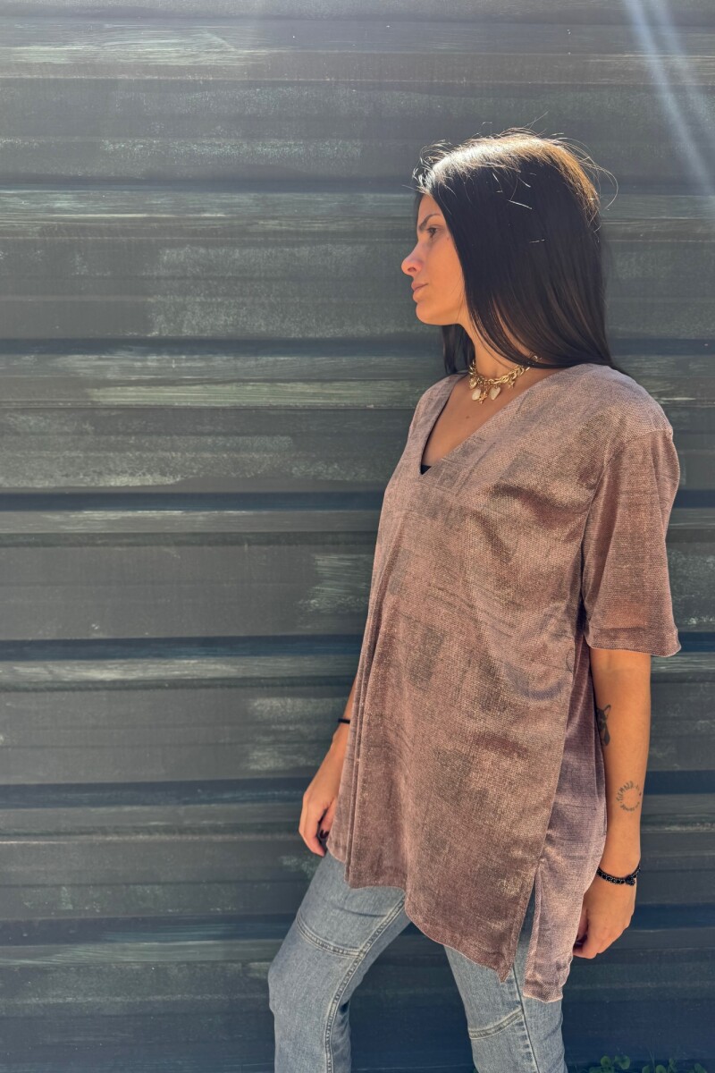 Remera Inma MARRON