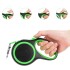 Correa Extensible 3 Mts Retractil Hasta 15Kg Perro Mediano Variante Color Verde Negro