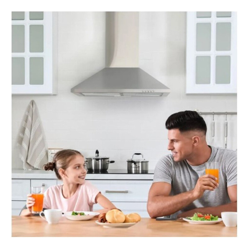 Campana Extractora de cocina Petra Acero Inoxidable Piramidal ac. inox. de pared Campana Extractora De Cocina Petra Acero Inoxidable Piramidal Ac. Inox. De Pared