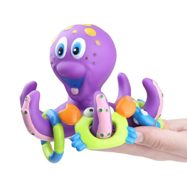 Juguete Pulpo Flotador Baño Agua Playa Piscina Infantil Bebe Variante Color Violeta