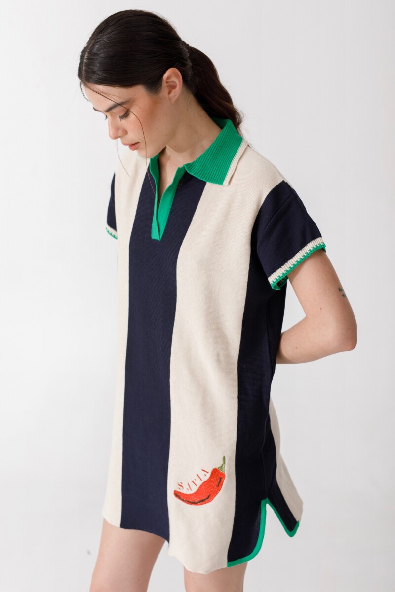 VESTIDO CHILLI Azul Marino
