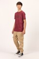 REMERA SOUTH RUNNER TEE BOYS C-bordo