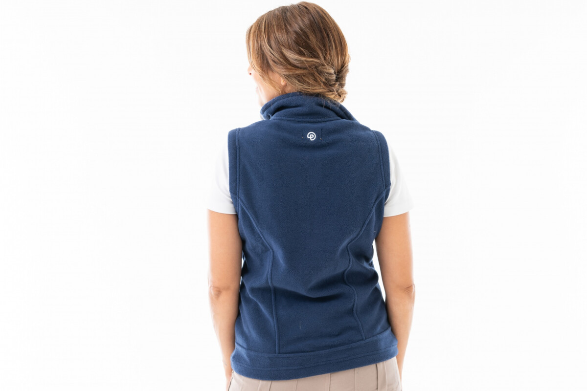 CHALECO POLAR MONTTES MUJER Azul