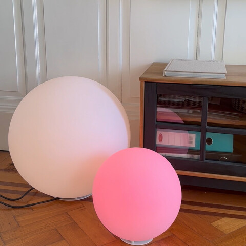 Globo exterior blanco 1xE27 IP65 Ø300mm MONTEROLO EG3349