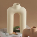 Jarrón Deco Teo Beige
