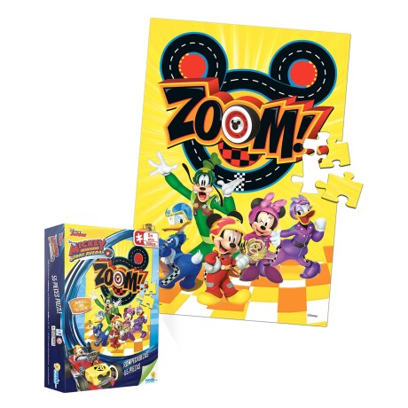 Juego de mesa Ronda Puzzle Disney Mickey Aventuras sobre ruedas 55 piezas Juego de mesa Ronda Puzzle Disney Mickey Aventuras sobre ruedas 55 piezas