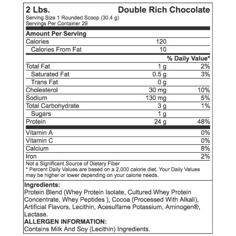 Optimum Nutrition Gold Standard 2Lb Chocolate