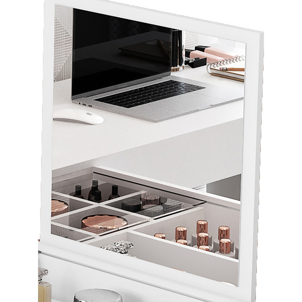 TOCADOR MDP BLANCO CRYSTAL