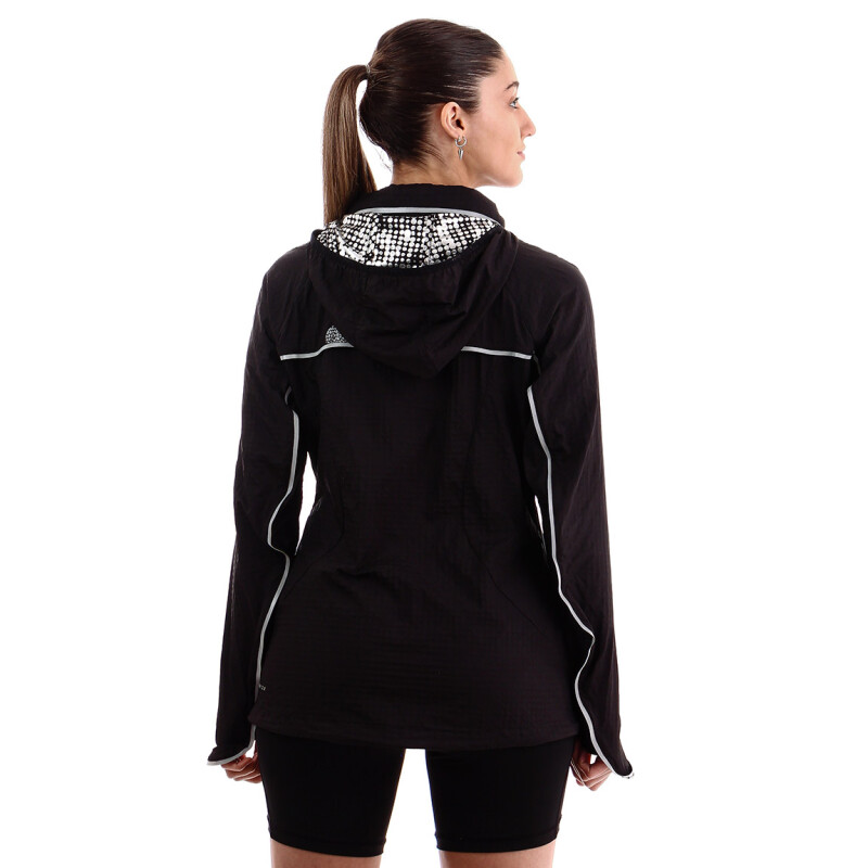 Diadora T1 L. Bright Wind Jacket Negro