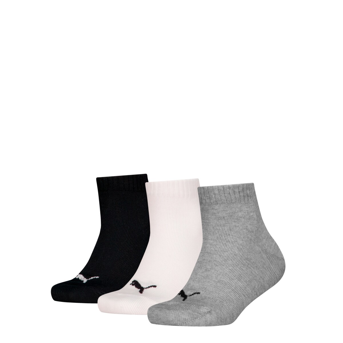 Medias Puma Quarter de Niños - Blanco 