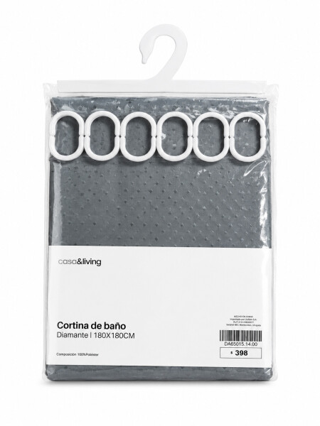 CORTINA POLIESTER GRIS