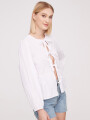 Blusa Chattan Blanco