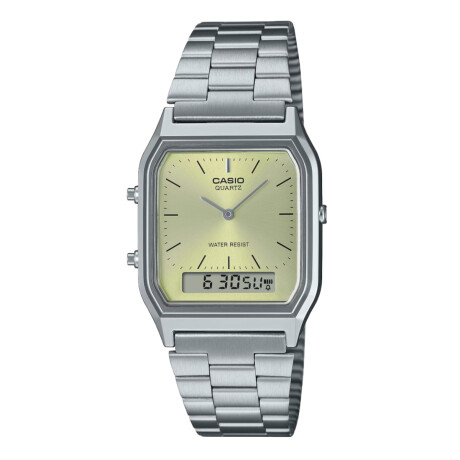 Reloj CASIO RETRO AQ230A-9AMQYDF Acero Plateado Esfera 30mm 0