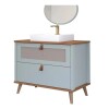 Mueble de baño Veneto con bañera, 80 cm, color pistacho/frye Mueble De Baño Veneto Con Bañera, 80 Cm, Color Pistacho/frye