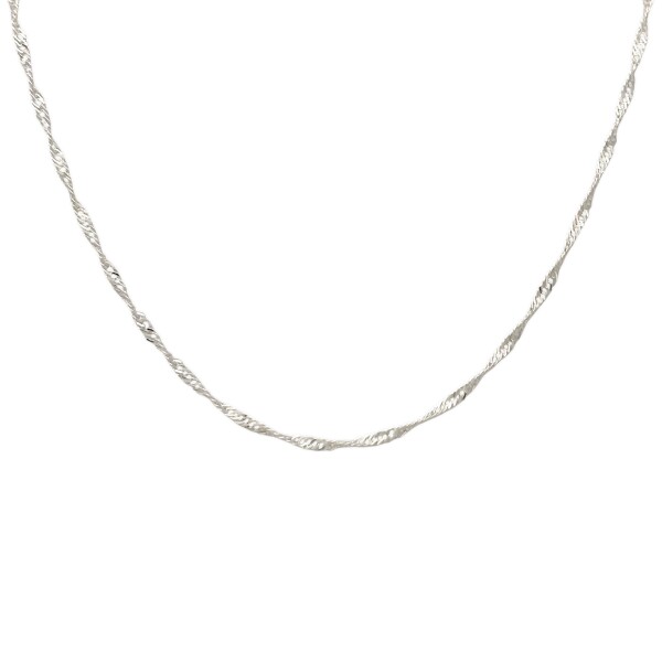 Cadena Singapur-Plata 925-Sin Piedra-CD3015 sinpiedra