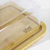 MANTEQUERA C/BASE BAMBU 19.3X12.5X7CM Unica
