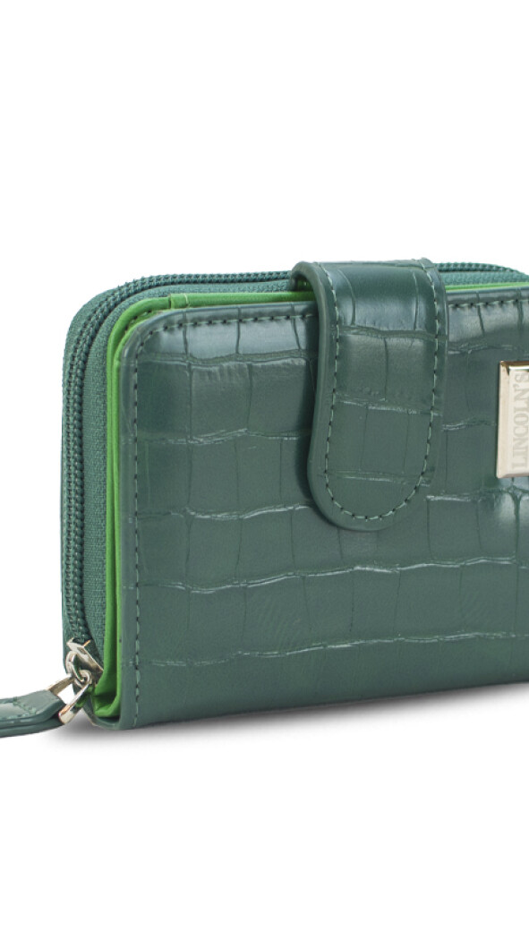 BILLETERA PALOMA VERDE INGLÉS