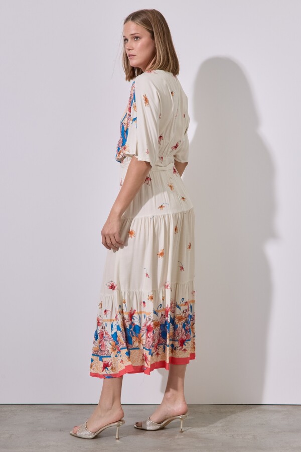 Vestido Maxi Print BLANCO/MULTI