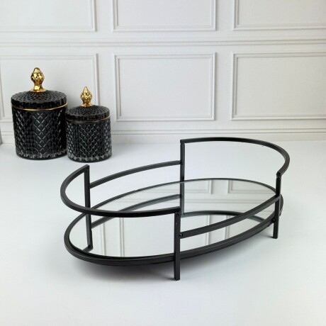 Bandeja Metálica Oval Espejada 35cm x 22cm Bandeja Metálica Oval Espejada 35cm x 22cm