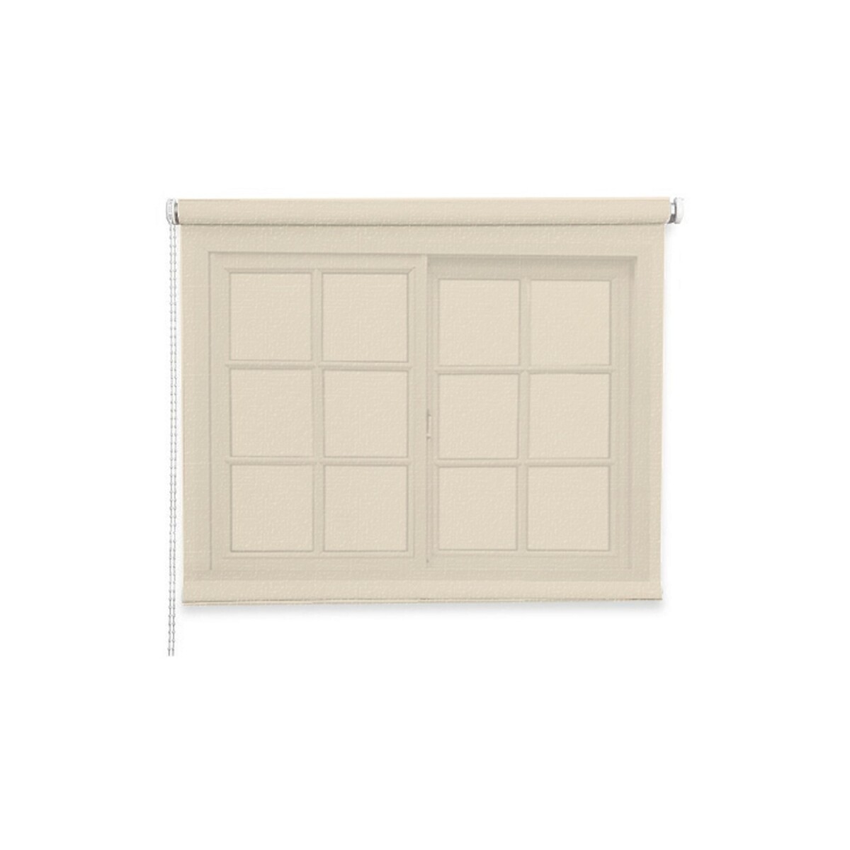 Cortina Roller Rústica Lumax Colores 1.2 X 1.6 M Calidad - Beige 