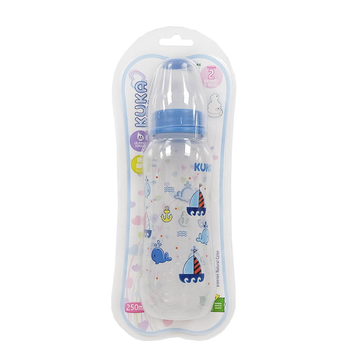 Mamadera Kuka Tetina Anatómica M 250 ml - Azul 