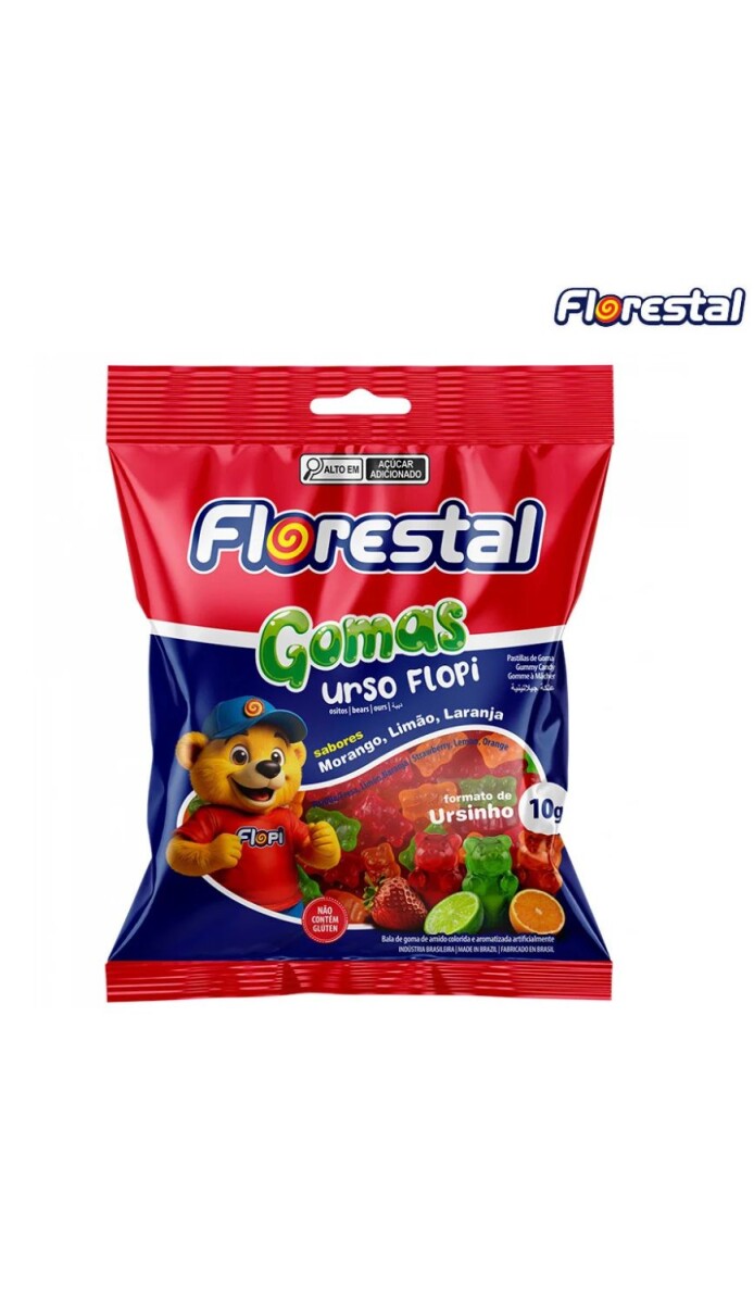 GOMITA FLORESTAL FLOPI SURTIDA 12UNID X15GR 180GRS 